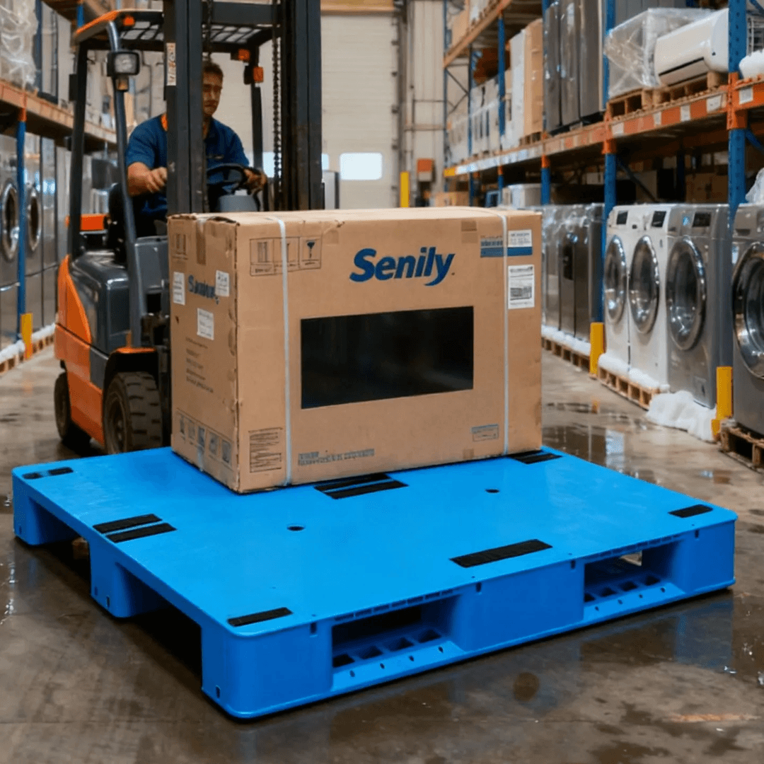 Produksi Box Container HDPE Virgin Proses produksi box container industri HDPE Virgin Grade A PT Hariz Global Sejahtera Cikarang
